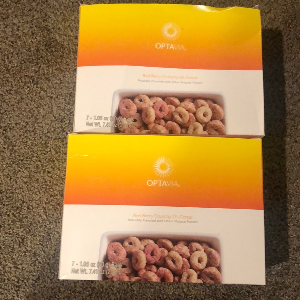 2 boxes red Berry Crunch O’s Cereal